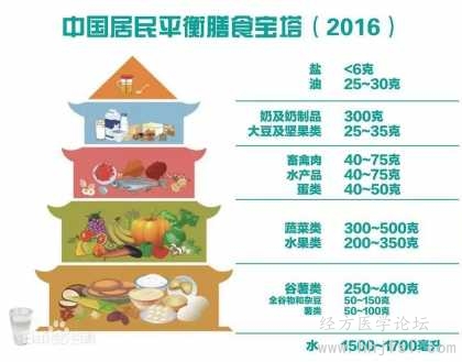 中国居民膳食营养指南：健康膳食宝塔2016（中图）.jpg